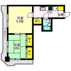 ＮＯＡマンションの物件間取画像